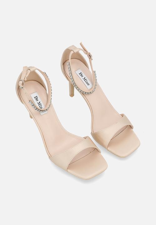 Be Mine - lysha ankle strap heel - rose satin