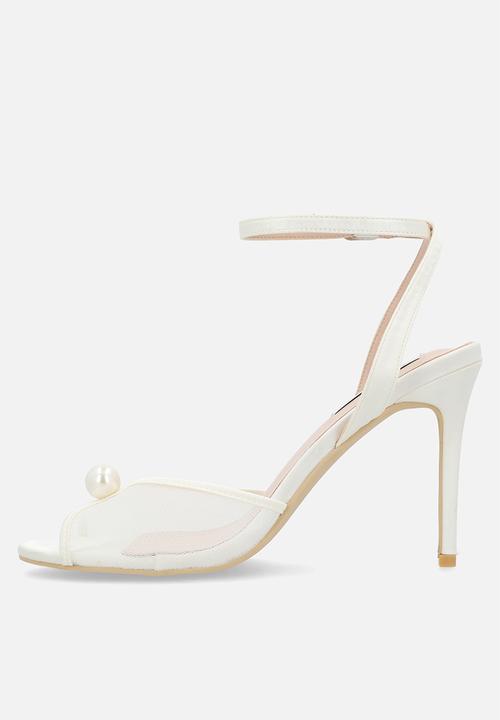 Be Mine - Kyree ankle strap heel - ivory satin