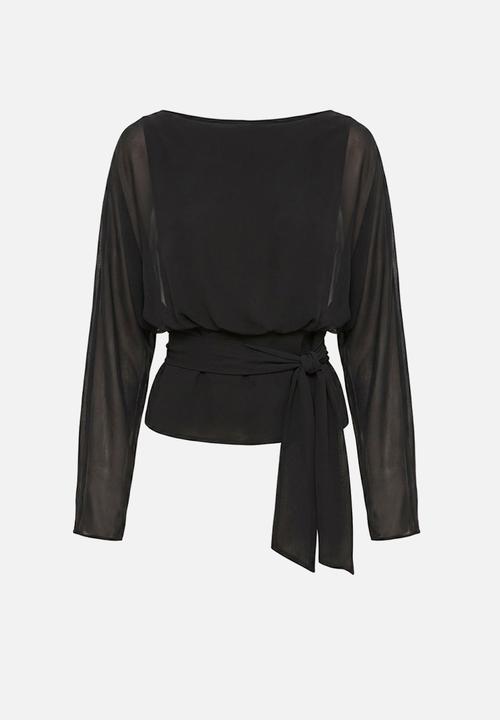 Forever New - Jessie batwing top - black