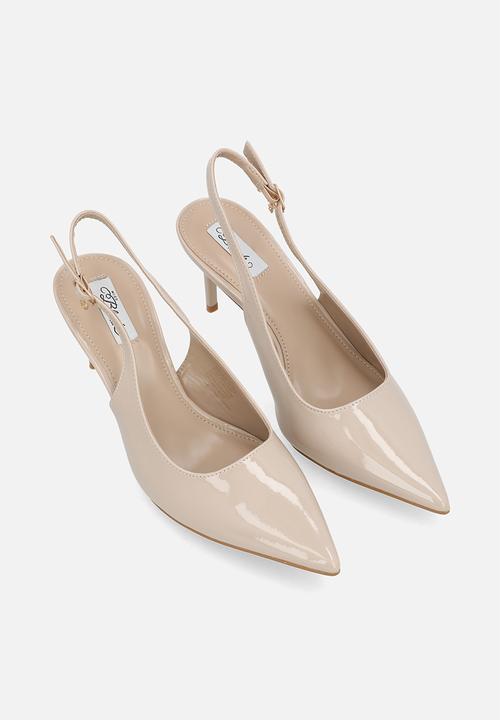 Miss Black - Gallery 13 slingback heel - natural
