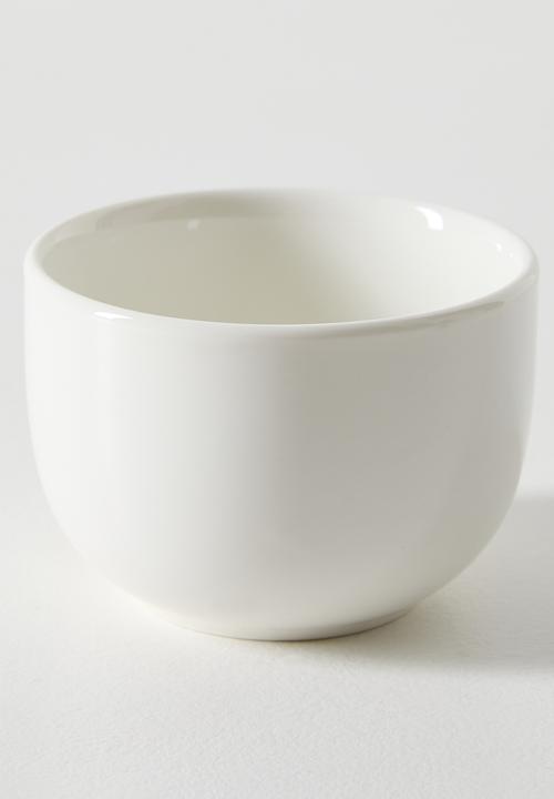 Excellent Houseware - Porcelain Bowls & Tray with Handle Serving Set - 4pcs