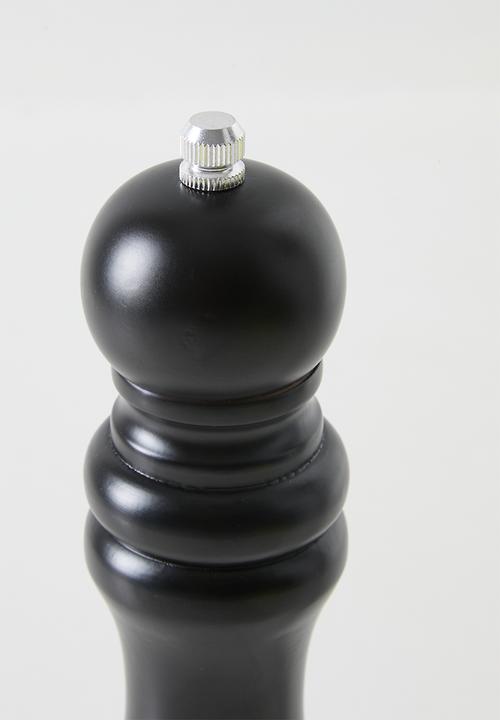 Excellent Houseware - Wooden Pepper Mill - Black
