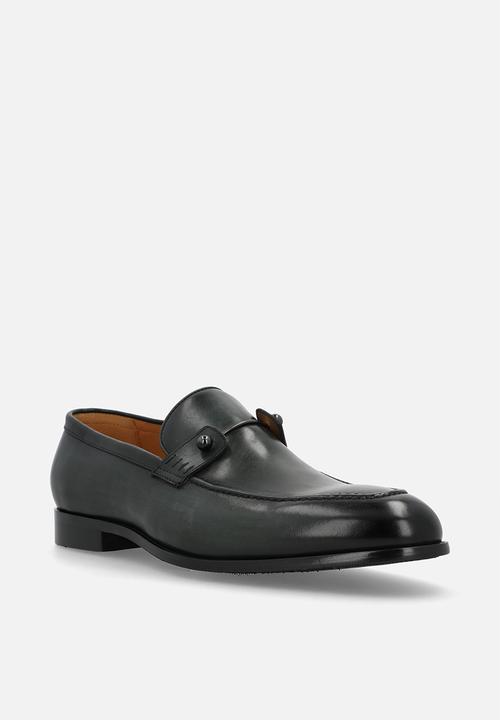 Fabino - Metal trim loafer - green