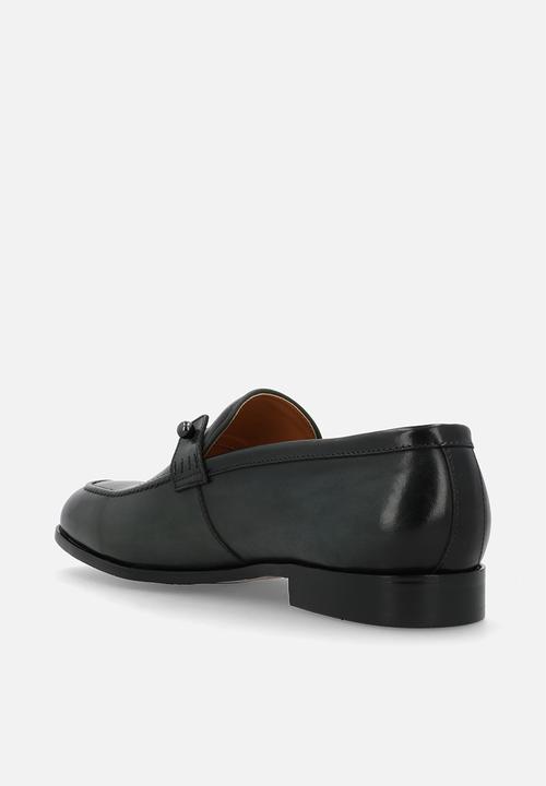 Fabino - Metal trim loafer - green