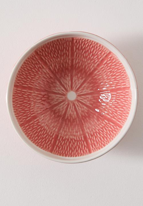 Excellent Houseware - Red  Citrus Bowl - 15cm