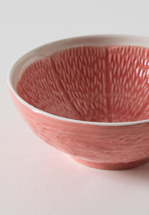 Excellent Houseware - Red  Citrus Bowl - 15cm