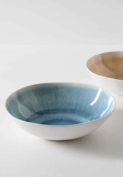 Excellent Houseware - Blue Glaze Melamine Bowl 30cm