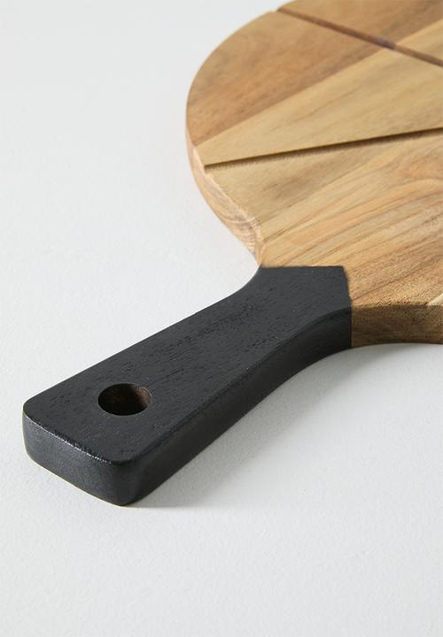 Excellent Houseware - Soho pizza cutting board - Natural