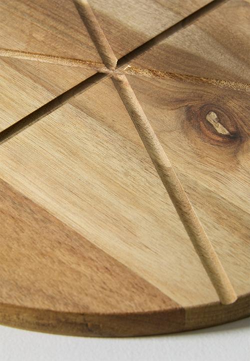 Excellent Houseware - Soho pizza cutting board - Natural
