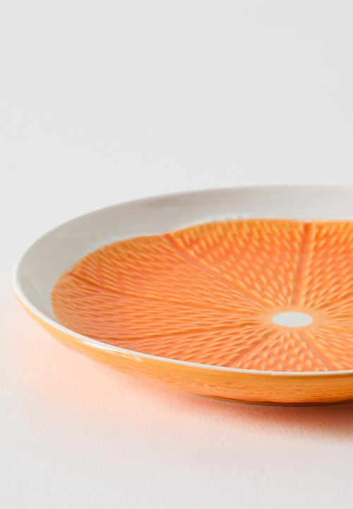 Excellent Houseware - Orange Citrus Plate - 18cm