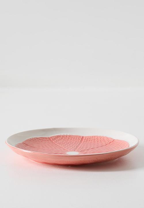 Excellent Houseware - Red Citrus Plate - 18cm