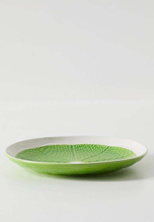 Excellent Houseware - Green Citrus Plate - 18cm