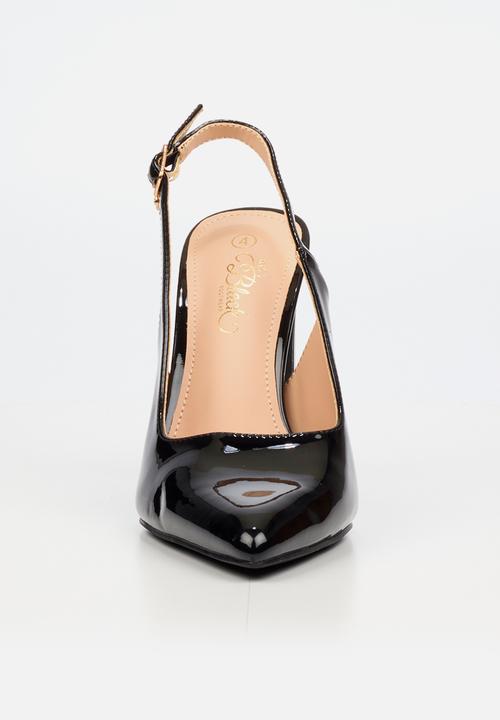 Miss Black - Nala 5 classic slingback block heel - black