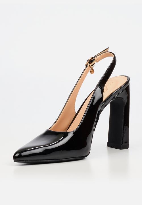 Miss Black - Nala 5 classic slingback block heel - black