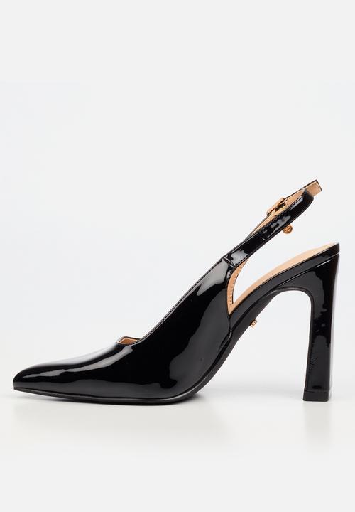 Miss Black - Nala 5 classic slingback block heel - black