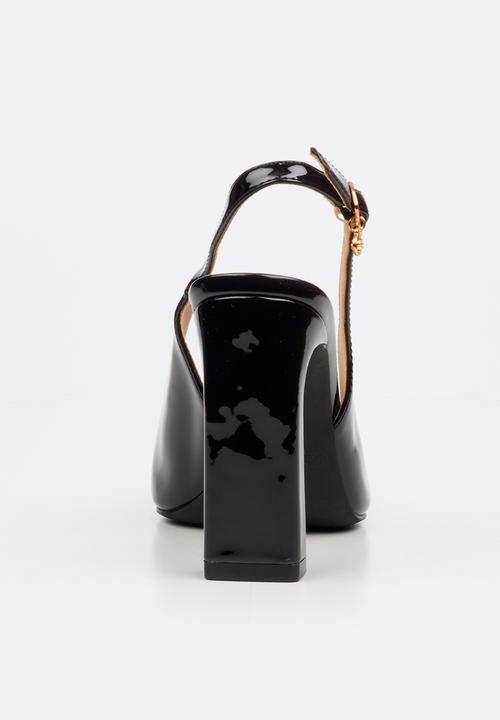 Miss Black - Nala 5 classic slingback block heel - black