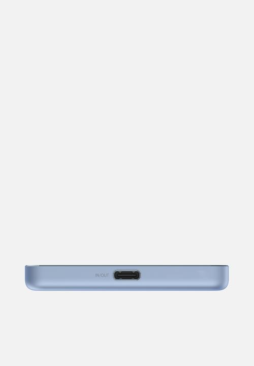 Xiaomi - Xiaomi Super Slim Magnetic Power Bank 5000 - Blue