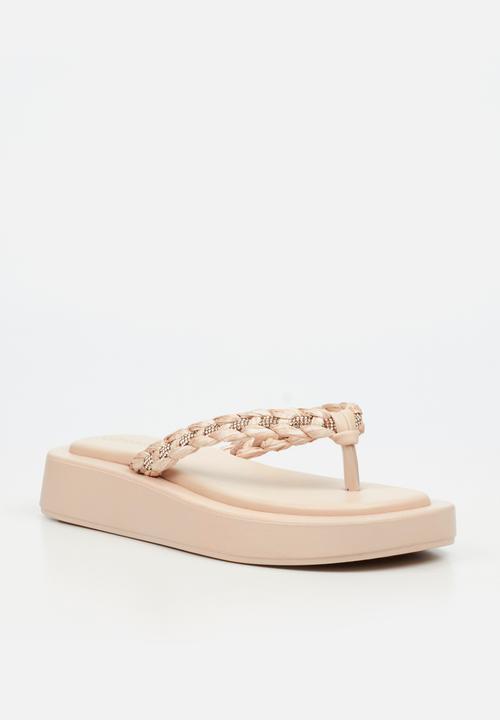 Viabeach - Coconut 11 braided thick sandal - neutral