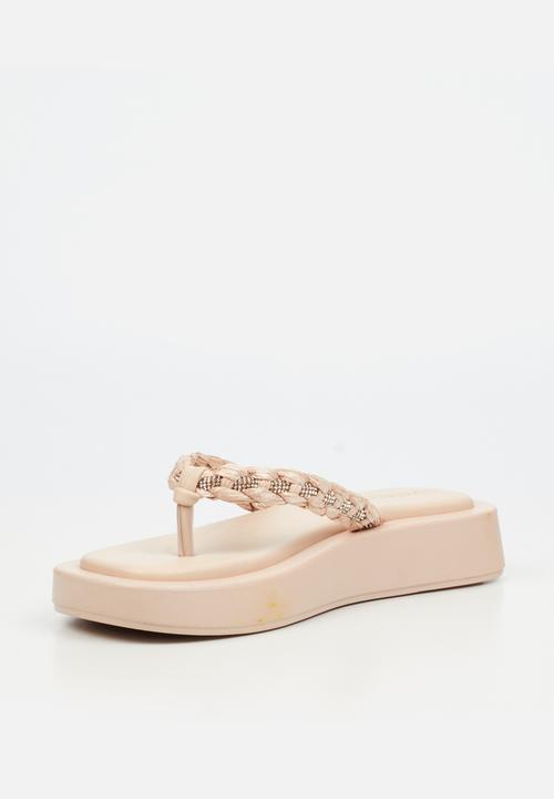 Viabeach - Coconut 11 braided thick sandal - neutral