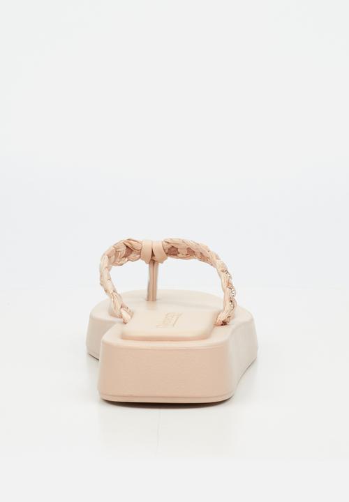 Viabeach - Coconut 11 braided thick sandal - neutral
