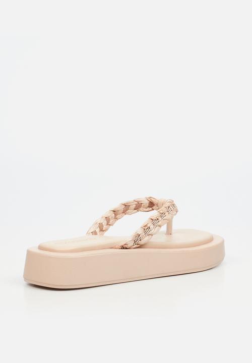 Viabeach - Coconut 11 braided thick sandal - neutral