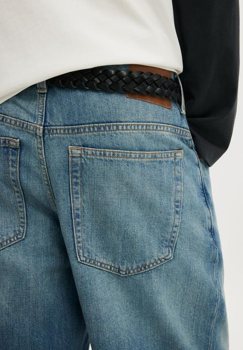 Cotton On - Baggy Denim Short - Transmission Blue