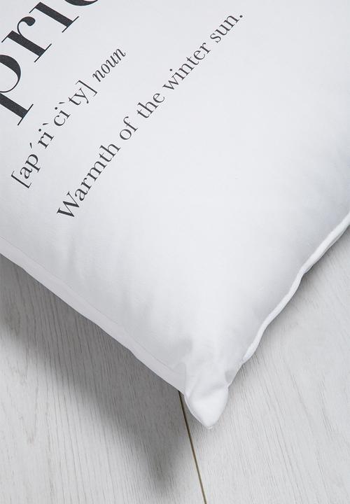 Sixth Floor - Apricity printed cushion