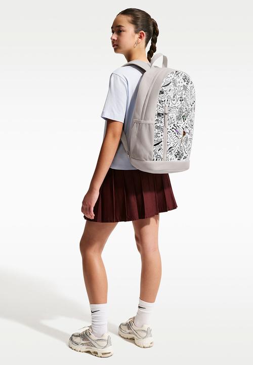 Nike - Nike elemental backpack (20L) - moon particle/moon particle/white