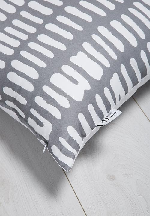 Sixth Floor - Smog printed cushion