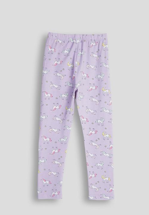 Pop Candy - Unicorn aop leggings - light purple