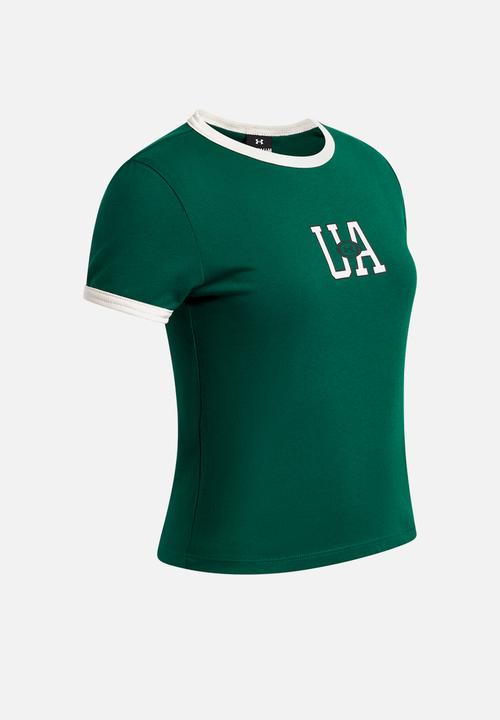 Under Armour - G ringer tee-campus ivy