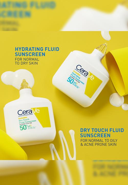 CeraVe® - Invisible Dry Touch Fluid Sunscreen SPF 50 - 50ml