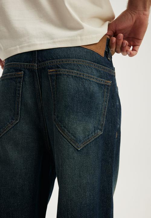 Cotton On - Relaxed Baggy Jean - Worn Blue