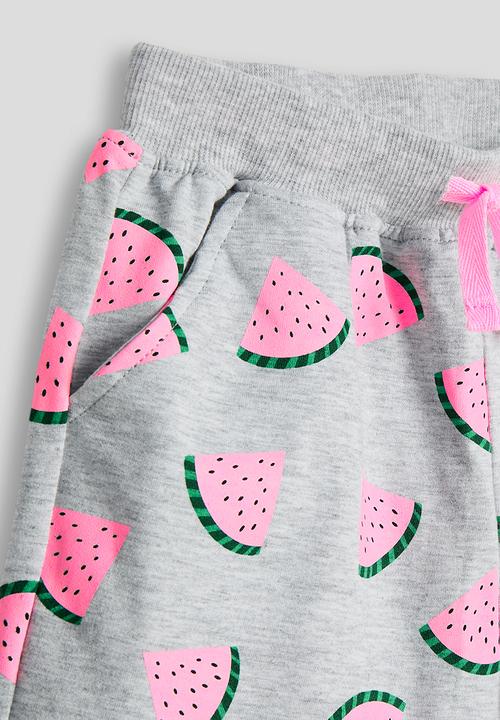 Pop Candy - Watermelon aop shorts - grey
