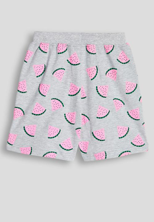Pop Candy - Watermelon aop shorts - grey
