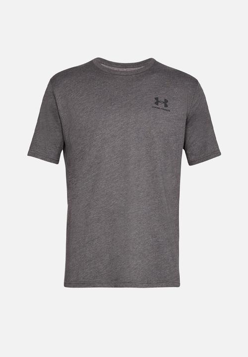 Under Armour -  UA Sportstyle Left Chest Short Sleeve T-Shirt -Grey