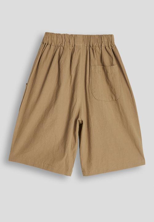 Pop Candy - Stylized pocket shorts - light coffee