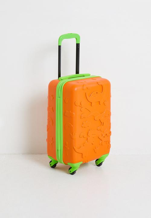 H&S - Dino kids suitcase - Orange