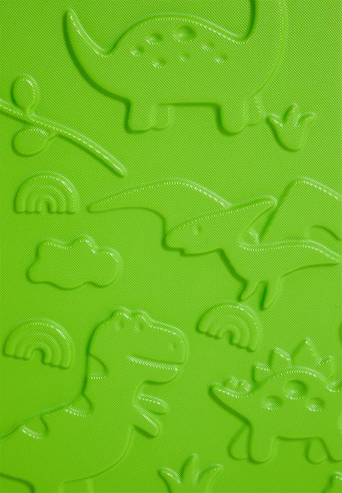 H&S - Dino kids suitcase - Green