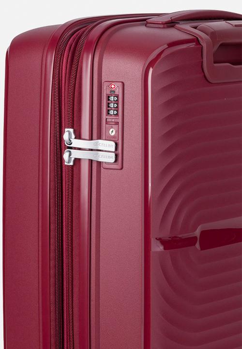 Cellini - Carry On Trolley Case - Burgundy