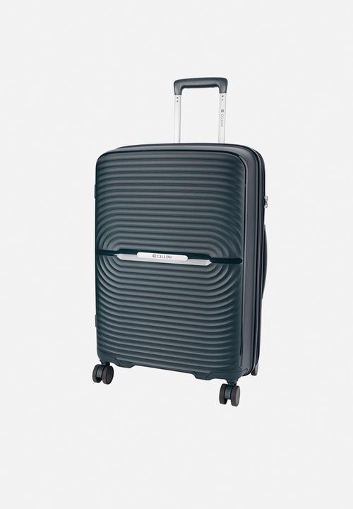Cellini - Medium Trolley Case - Dark Green
