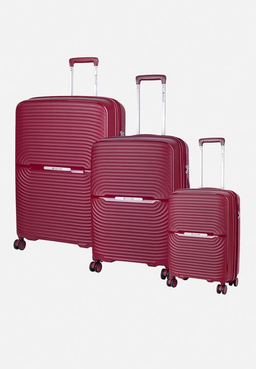 Cellini - Medium Trolley Case - Burgundy
