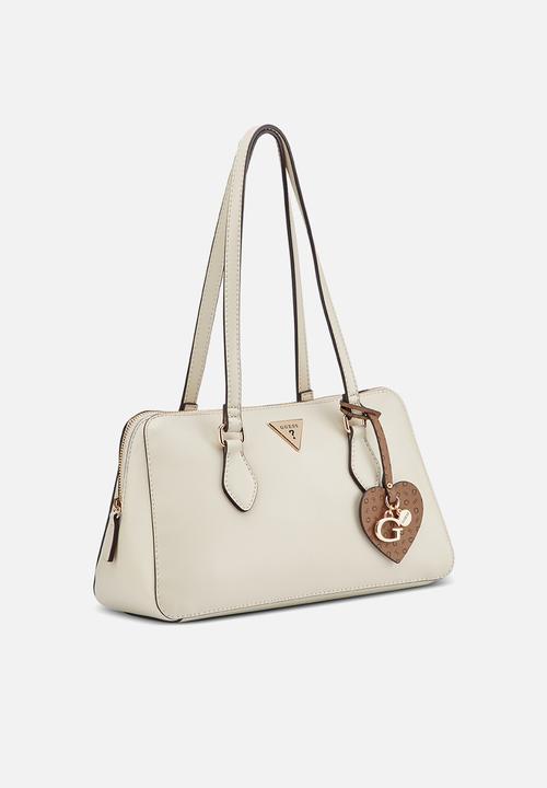 GUESS - Starlet Shoulder Satchel - Stone