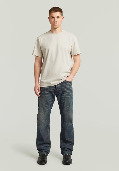G-STAR - Unit R T Short Sleeve - Whitebait