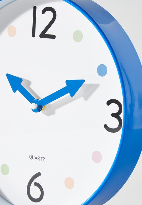 H&S - Murphy Wall Clock - Blue