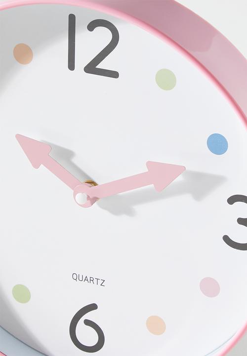 H&S - Murphy Wall Clock - Pink