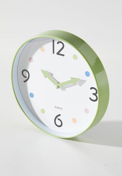 H&S - Murphy Wall Clock - Green