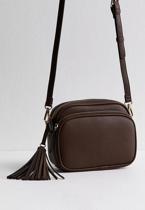 New Look - Alice Tassel Camera  - Dark Brown