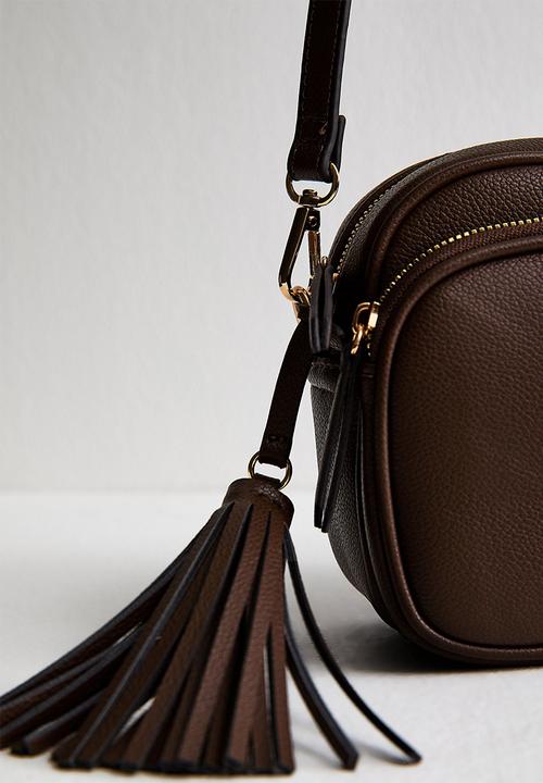 New Look - Alice Tassel Camera  - Dark Brown