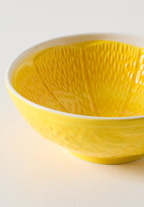 Excellent Houseware - Yellow Citrus Bowl - 15cm
